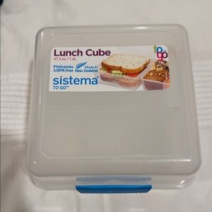 Sistema To Go Lunch Cube with Blue Clip